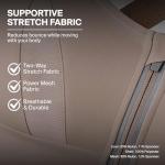 SHEFIT High-Impact Adjustable Zip Front Sports Bra