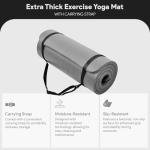 Extra Thick 71x24 Inch Non-Slip Yoga Mat