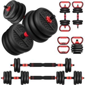 Adjustable Dumbbells Set for Home Gym Workouts