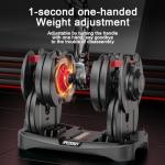 Adjustable Dumbbells Set - 52.5 lbs Pair