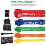 WIKDAY Heavy Resistance Bands Set for Workouts