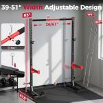 FLYBIRD SR1 Adjustable Squat Rack with Pull-Up Bar
