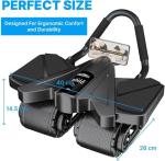 Ab Roller with Resistance Bands and Elbow Support