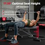 FLYBIRD Adjustable Foldable Weight Bench for Workouts