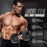 Yes4All Adjustable Dumbbells Set of 2 - 25LBS