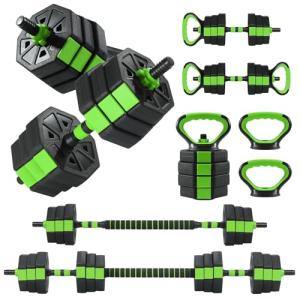 Adjustable 4-in-1 Dumbbell Weight Set for Home Gym