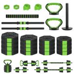 Adjustable 4-in-1 Dumbbell Weight Set for Home Gym