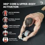 DMoose Ab Roller Wheel with Elbow Support & Knee Pads