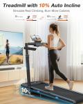WELLFIT 4-in-1 Foldable Treadmill with Incline
