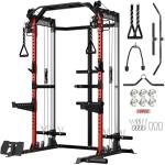 Mikolo 2000LB Power Cage with Dual Pulley System