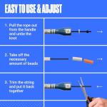 Sportbit Elite Adjustable Beaded Jump Rope