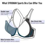 SYROKAN High Support Underwire Sports Bra 36DD