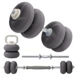 YOTTOY Adjustable 40LB Dumbbell and Kettlebell Set