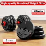 45lbs Adjustable Dumbbell Set for Home Workouts