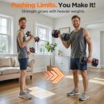 Adjustable Dumbbell Set 25LB for Home Workouts