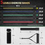 VEICK Resistance Bands with Handles for Workouts