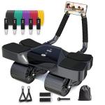 Ab Roller with Resistance Bands and Travel Bag