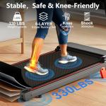 Quiet Foldable Treadmill for Home with Incline