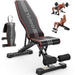 YOLEO Foldable Adjustable Weight Bench for Home Gym