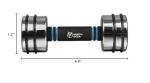 Adjustable Chrome Dumbbell Set 10lb Pair