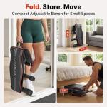YOLEO Foldable Adjustable Weight Bench for Home Gym