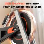 YOSUDA Magnetic Exercise Bike with Fitness App