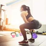 Vinyl Coated Kettlebell Set - 5 to 15lbs