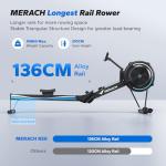 Adjustable Air Resistance Home Rowing Machine