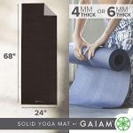 Gaiam Reversible Non-Slip Yoga Mat - Granite Storm