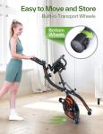 Sportneer 4-in-1 Foldable Exercise Bike for Home