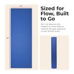 Sunny Health & Fitness Blue Yoga Mat
