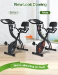 Sportneer 4-in-1 Foldable Exercise Bike for Home