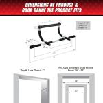 Adjustable Iron Gym Pull Up Bar for Home