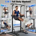 Sportsroyals Power Tower Dip Station for Home Gym