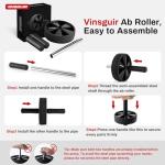 Vinsguir Ab Roller Wheel for Core Strength Training