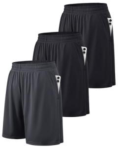Men's Quick-Dry Athletic Shorts with Pockets