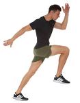 Men's Running Quick-Dry Shorts with Zipper Pockets