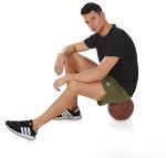 Men's Running Quick-Dry Shorts with Zipper Pockets