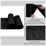 High Density Foam Yoga Mat with Strap - Black
