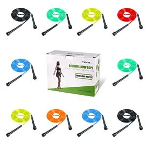 VIIBASE 10 Pack Adjustable Jump Ropes for Fitness