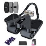 Ab Roller with LCD Screen & Resistance Bands