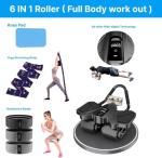 Ab Roller with LCD Screen & Resistance Bands