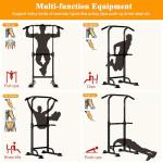 Adjustable Power Tower Dip Station for Home Gym