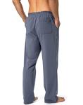 Men’s Cotton Yoga Sweatpants with Pockets - Mallard Blue