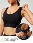 High Support Sports Bra for Women - Black
