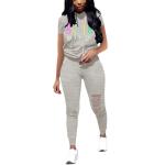 Nimsruc Women’s Summer Jogger Suit Set - Gray