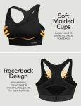 High Support Sports Bra for Women - Black