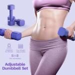 Zempox Adjustable Dumbbell Set for Home Workouts