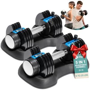 Lifepro Adjustable Dumbbells Set with Rack