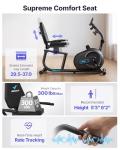 Smart Bluetooth Recumbent Exercise Bike for Home